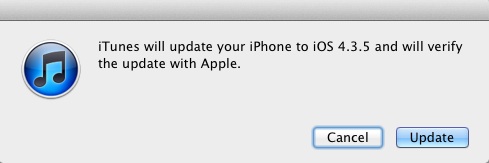 Apple iOS 4.3.5 güncellemesini yayınladı