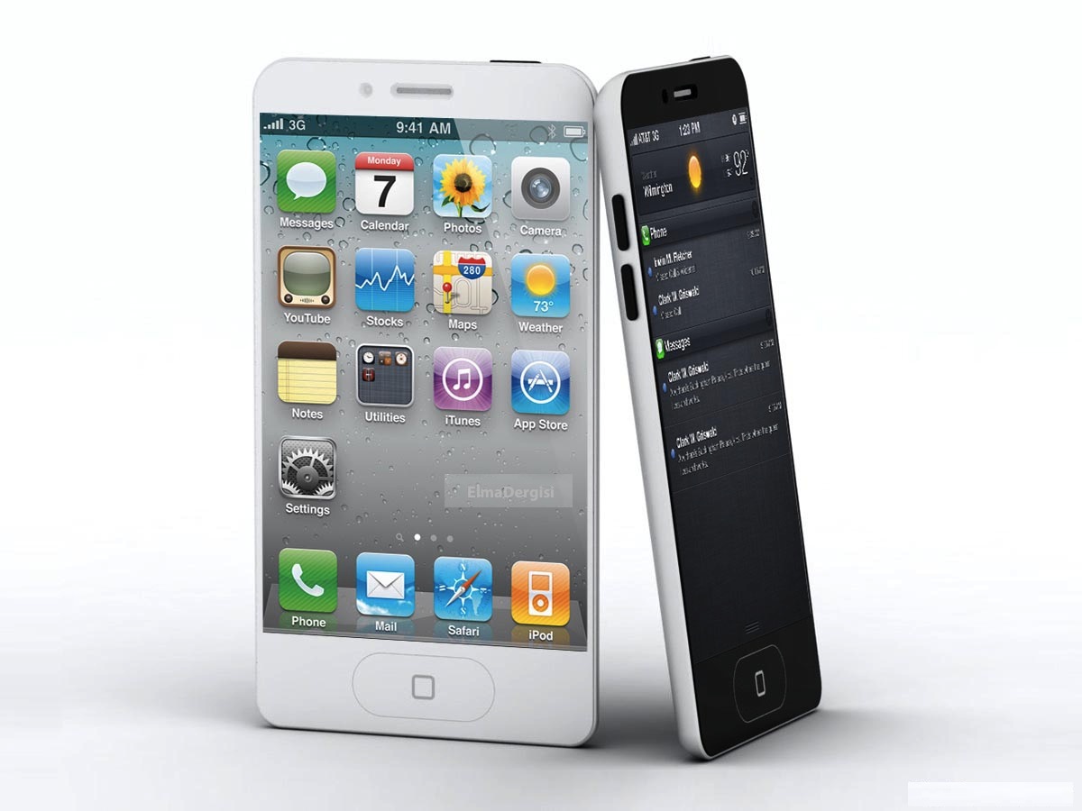 iPhone 5 Ekran Koruyucular Uzatılmış Home Tuşunu İşaret Ediyor