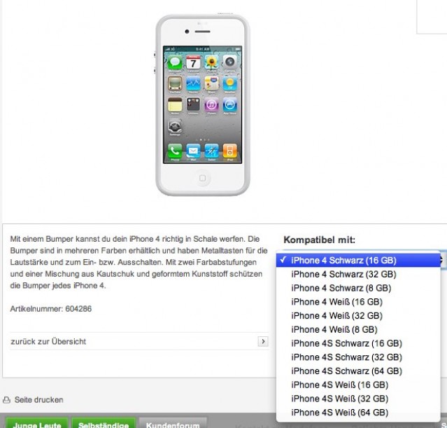iPhone 4S Almanya Vodafone Resmi sitesinde göründü