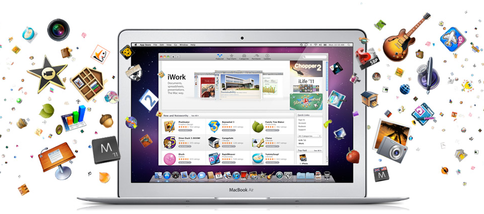 Mac App Store 100 Milyon’u devirdi