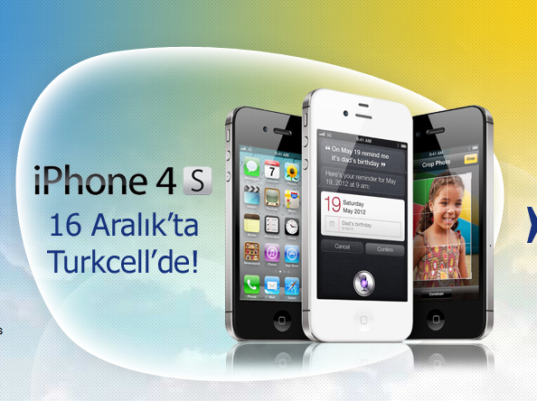 iPhone 4S 16 Aralık’ta Türkiye’de…