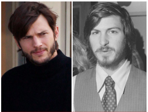 Steve Jobs biyografisi için giyinen Ashton Kutcher, ilk kez görüntülendi