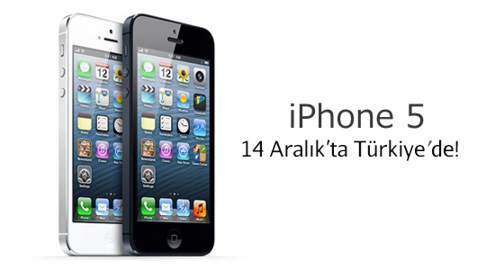 iPhone 5, 14 Aralık’ta Türkiye’de