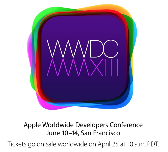 Apple 2013 WWDC etkinliğini duyurdu