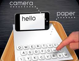 Paper Keyboard – iPhone İçin Kağıt Klavye