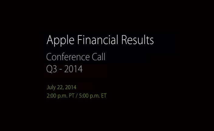 Apple, 3. Çeyrek Sonuçlarını 22 Temmuz’da Açıklayacak