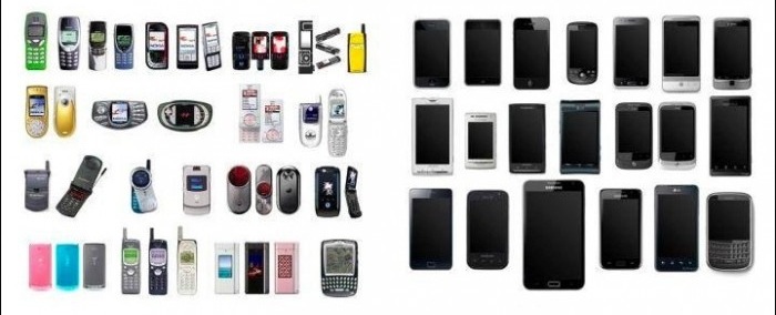 iPhone'dan önceki ve sonraki telefon tasarımları