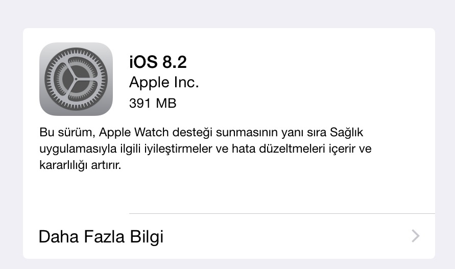 iOS 8.2 yayınlandı