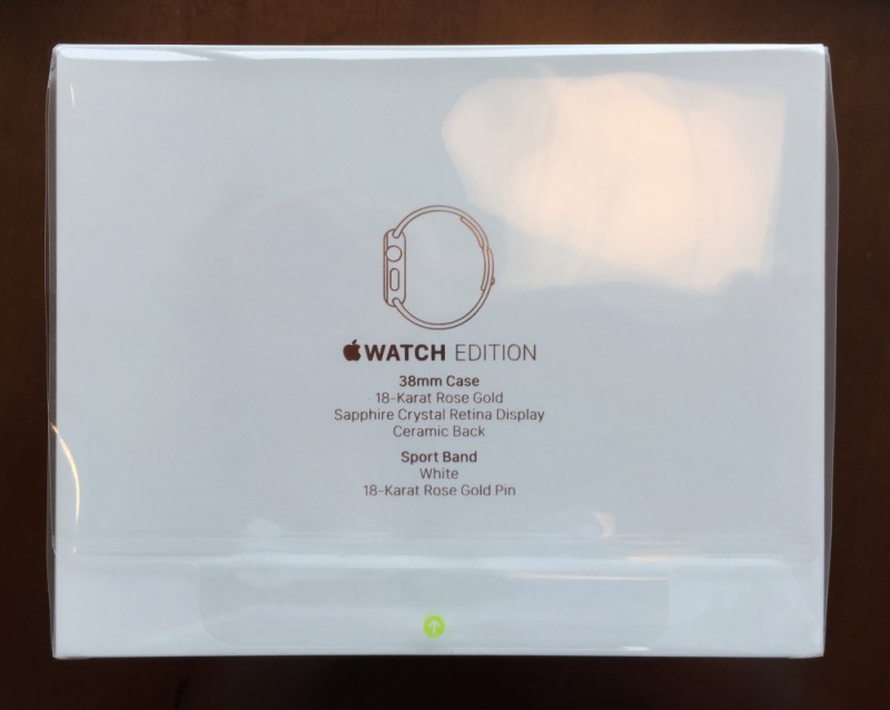 apple watch edition paket yazı