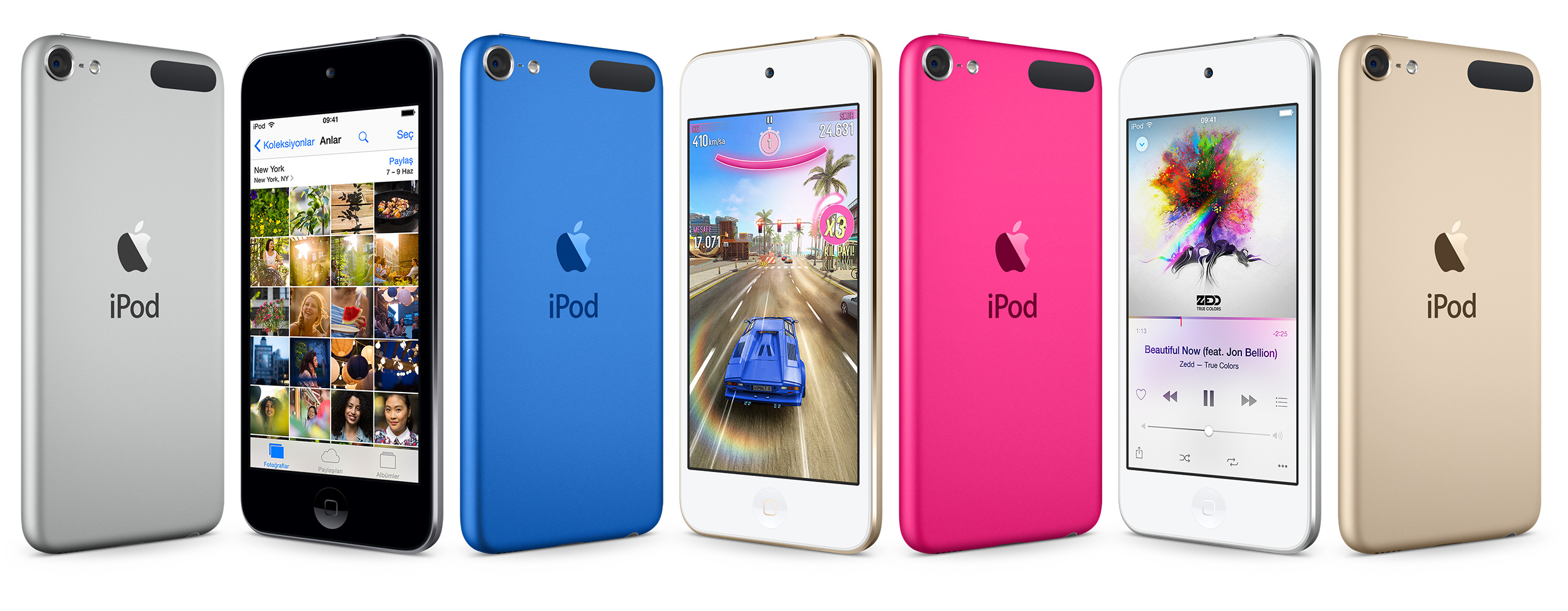 Apple Yeni, Zamlı iPod Touch, Nano ve Shuffle’ı Tanıttı