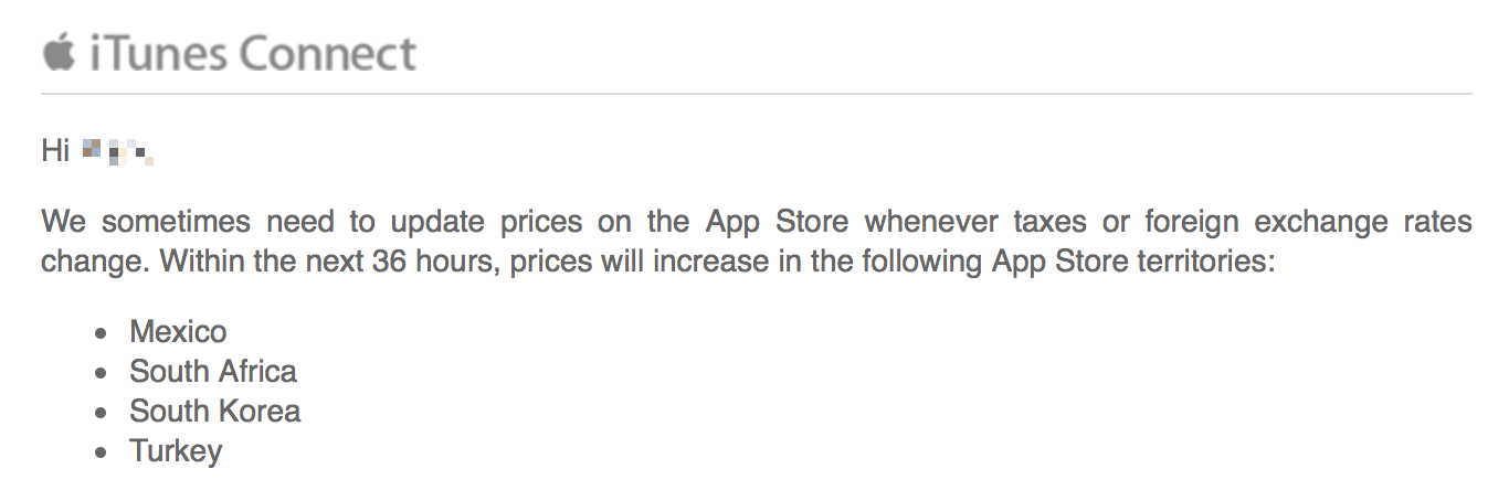 App Store Türkiye Fiyatlarına Zam Geliyor
